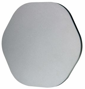 Bora Bora Wall Light 19.2cm Hexagonal 12W LED 3000K, 1080lm, Silver Paint, 3yrs Warranty