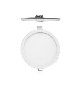 Saona 17.5cm Round LED Recessed Ultra Slim Downlight, 18W, 4000K, 1620lm, Matt White/Frosted Acrylic, Driver Included, 3yrs Warranty