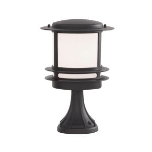 Stroud Bollard/Post Lamp - Black Aluminium