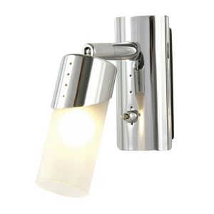 Kopus Wall Lamp Switched 1 Light G9 Polished Chrome/Frosted Glass