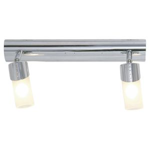 Kopus Ceiling 2 Light G9 Polished Chrome, Frosted Glass