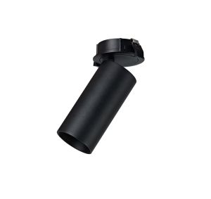 Eos A 10 Triac Dimmable, Tridonic 10W 716lm 3000K 12°, Black & Black, Recessed LED Spotlight, Push Fit Fast Connector, IP20, 5yrs Warranty