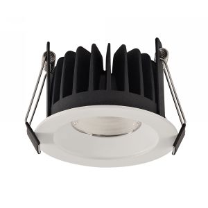 Beck 10, 10W, 250mA, White LED Recessed Downlight, Cut Out 70mm, 780lm, 24° Deg, 2700K, IP44, DRIVER NOT INC., 5yrs Warranty