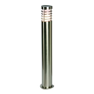 Bliss Single Outdoor Pedestal Brushed Stainless Steel Finish