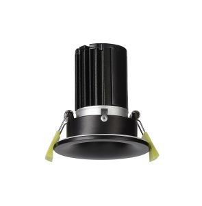 Bruve 10 Powered by Tridonic 10W 688lm 2700K 12°, Matt Black IP65 Fixed Recessed round Downlight, NO DRIVER REQUIRED, 5yrs Warranty