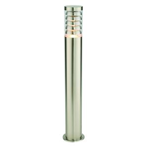 Tango Single Outdoor Bigger Pedsetal Brushed Stainless Steel/Clear Finish