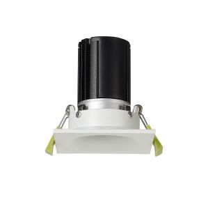 Bruve 10 Powered by Tridonic 10W 632lm 2700K 24°, Matt White IP65 Fixed Recessed Square Downlight, NO DRIVER REQUIRED, 5yrs Warranty