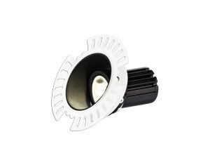 Basy A 10 Dimmable Tridonic 10W 758lm 4000K 12°, Black IP20 Adjustable Recessed Trimless Spotlight , NO DRIVER REQUIRED, 5yrs Warranty