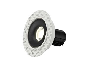 Bolor T 10 Powered by Tridonic 10W 758lm 4000K 12°, White/Black IP20 Trimless Fixed Recessed Spotlight , NO DRIVER REQUIRED, 5yrs Warranty