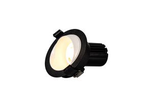 Bonia 10 Powered by Tridonic 10W 676lm 3000K 24°, Black/White IP20 Fixed Recessed Spotlight , NO DRIVER REQUIRED, 5yrs Warranty