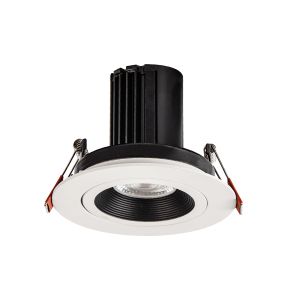 Bono 10 Powered by Tridonic 10W 688lm 2700K 12°, White IP20 Round Adjustable Recessed Spotlight , NO DRIVER REQUIRED, 5yrs Warranty