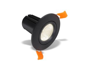 Broma 10 Dimmable Tridonic 10W 676lm 3000K 36°, Black IP20 Round Adjustable Recessed Spotlight , NO DRIVER REQUIRED, 5yrs Warranty
