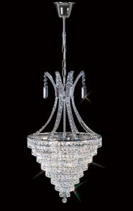 Kanya Pendant 8 Light E14 Polished Chrome/Crystal