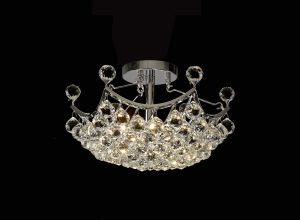 Cesto 44cm Ceiling 4 Light G9 Polished Chrome/Crystal