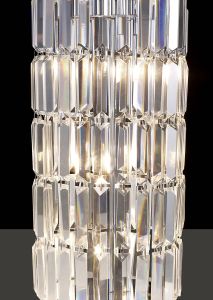 Torre Crystal 1 Metre Polished Chrome