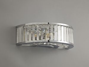 Torre Wall Lamp 3 Light G9 Polished Chrome/Crystal