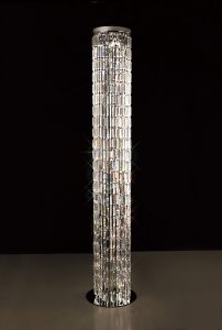 Torre Pendant ***30cm Plate & Mirror Only *** 4 Light GU10 Polished Chrome/Crystal To Order 34 Hooks