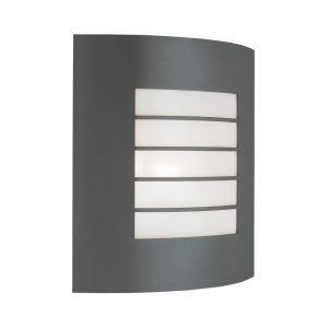 Bright Light Wall Lamp 1 Light E27 IP44 Exterior Graphite Aluminium/Synthetic