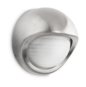 myGarden Bulkhead Wall Lamp 1 Light E27 IP44 Exterior Stainless Steel/Glass