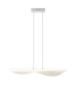 Bianca Pendant, 50W LED, 3000K, 3000lm, White, Acrylic, 3yrs Warranty