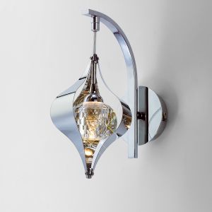 Amano Wall Lamp Switched 1 Light G9 Polished Chrome/Crystal