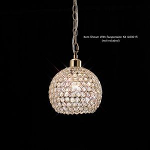 Kudo Ball Non-Electric SHADE ONLY French Gold/Crystal