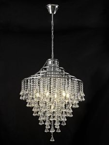 Inina Pendant 7 Light Polished Chrome/Crystal