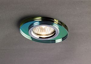 Crystal Downlight Oval Rim Only Spectrum, IL30800 REQUIRED TO COMPLETE THE ITEM, Cut Out: 62mm