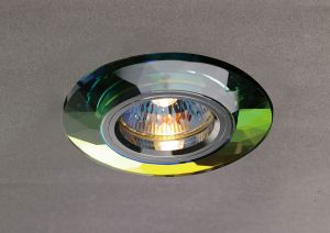 Crystal Downlight Chamfered Round Rim Only Spectrum, IL30800 REQUIRED TO COMPLETE THE ITEM, Cut Out: 62mm