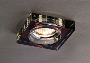 Crystal Downlight Deep Square Rim Only Purple, IL30800 REQUIRED TO COMPLETE THE ITEM, Cut Out: 62mm