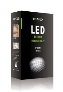 LED Adjustable Downlight 3x1W Kit 30°