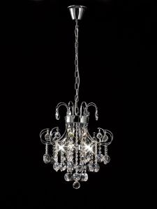 Rosina Pendant 5 Light G9 Polished Chrome/Crystal