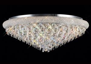Alexandra 95cm Ceiling 18 Light E14 Polished Chrome/Crystal Item Weight: 37.3kg
