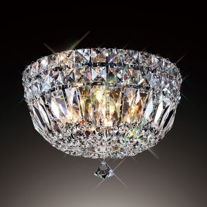 Georgina 31cm Flush Ceiling 4 Light G9 Polished Chrome/Crystal