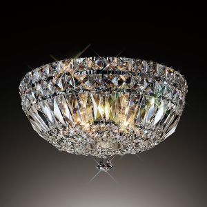 Georgina 37cm Flush Ceiling 5 Light G9 Polished Chrome/Crystal