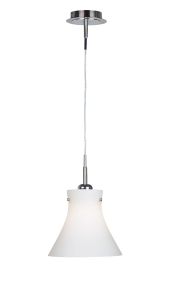 Endon 242-P Opal Glass + Chrome Suspension 1 Light