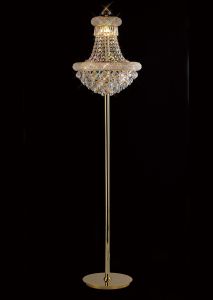 Alexandra Floor Lamp 6 Light E14 Gold/Crystal, NOT LED/CFL Compatible Item Weight: 19.03kg