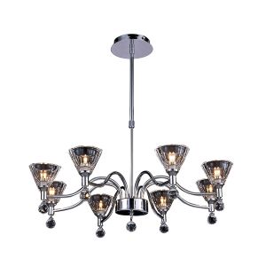 Neptune 65cm Pendant Round 8 Light G9 Polished Chrome