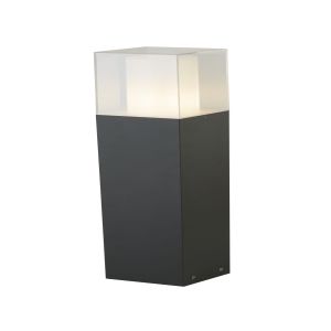 2582-450GY Outdoor Light Post, 450cm, E27 Dark Grey/White