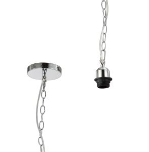 Kudo 12cm Electrical 1 Light Pendant Polished Chrome (Maximum Load 5kg)