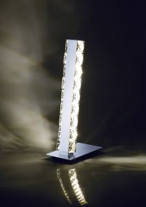 Galaxy Crystal Table Lamp 3W LED 4000K Polished Chrome