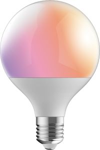 Digit Wi-Fi Smart Lamp,12W E27 Globe 95mm, RGB+CCT 2700K-6400K, 1055lm, APP Control, Alexa & Google Voice Control, 3yrs Warranty