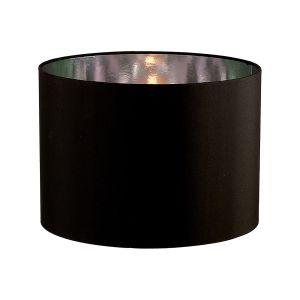 Duo Round Shade Large Black/Chrome 410mm x 300mm