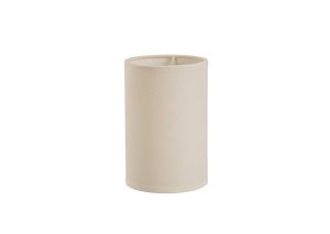 Victoria Round Fabric Shade Ivory Cream 130mm