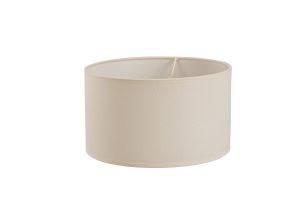 Victoria Round Fabric Shade Ivory Cmozarella 300mm x 170mm