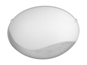 Bluebay Ceiling Lamp, 1 Light E27 White/Glass