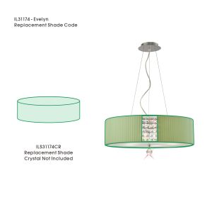 Evelyn Cmozarella Shade For IL31174, 600mmx165mm