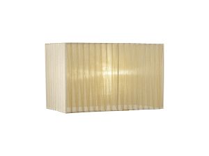 Florence Rectangle Organza Shade, 380x190x230mm, Cmozarella, For Table Lamp
