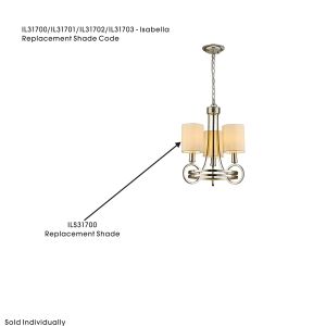 Isabella Replacement Shade For IL31700/31701/31702/31703