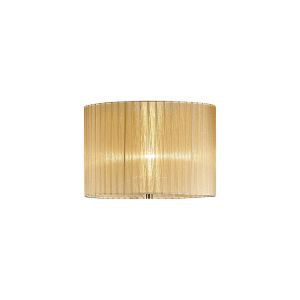 Florence Round Organza Shade Soft Bronze 380mm x 260mm, Suitable For Floor Lamp